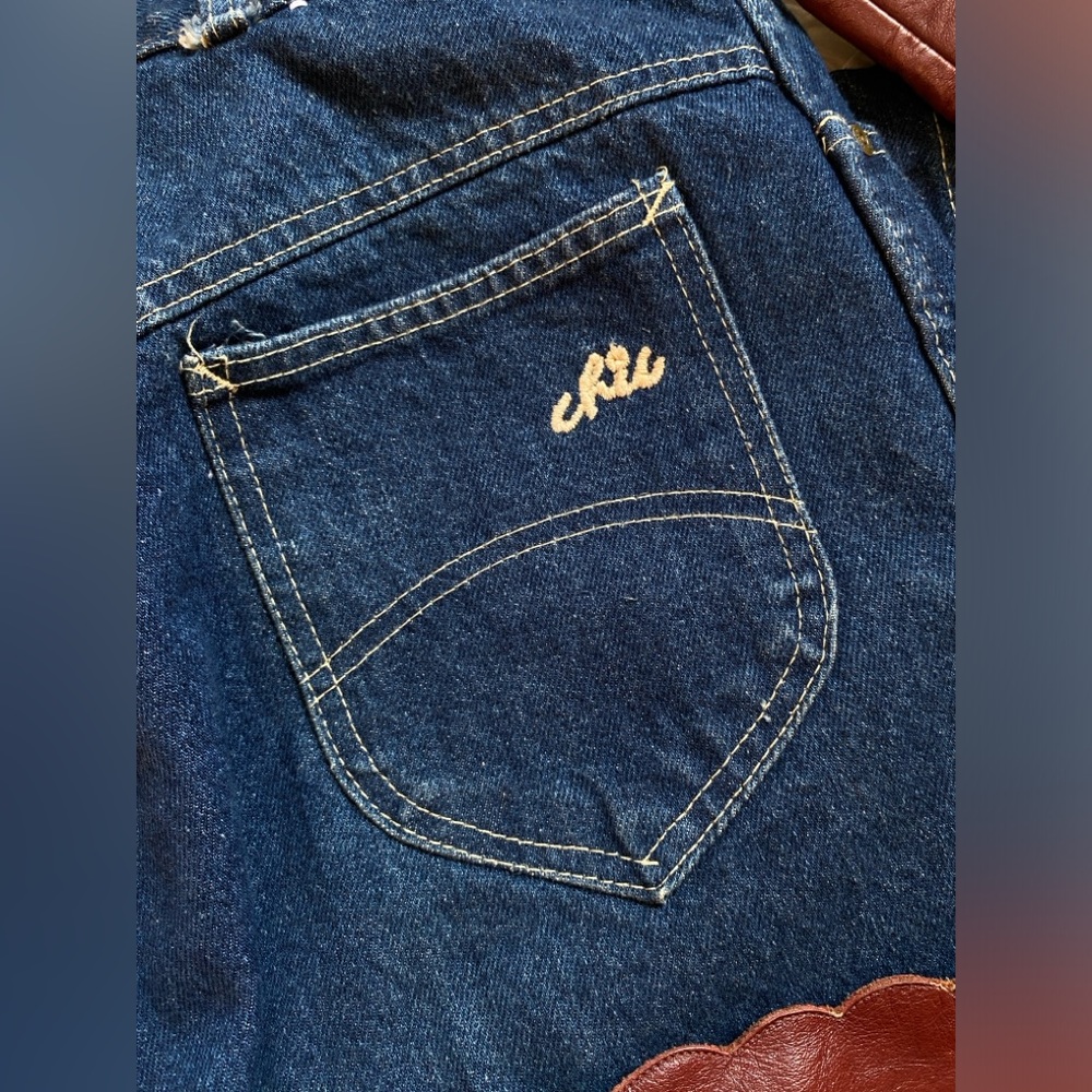 SOLD!💥Vintage High-Rise Flattering Chic Mom Jeans, Dark Wash, 80s 90s, 34 Waist - Picture 3 of 13